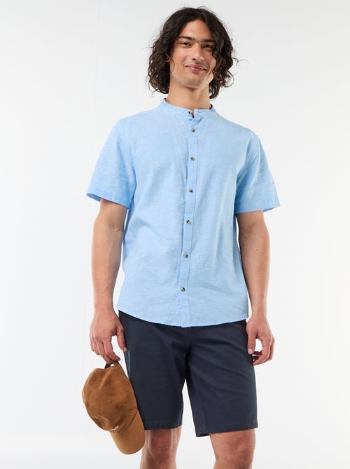 Bermuda chino tinta unita in dobby - Kiabi