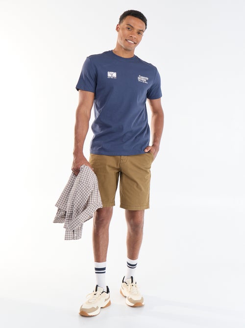 Bermuda chino uni - Kiabi Bermuda chino uni - Kiabi
