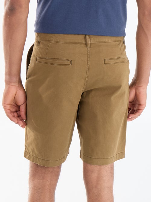 Bermuda chino uni - Kiabi Bermuda chino uni - Kiabi