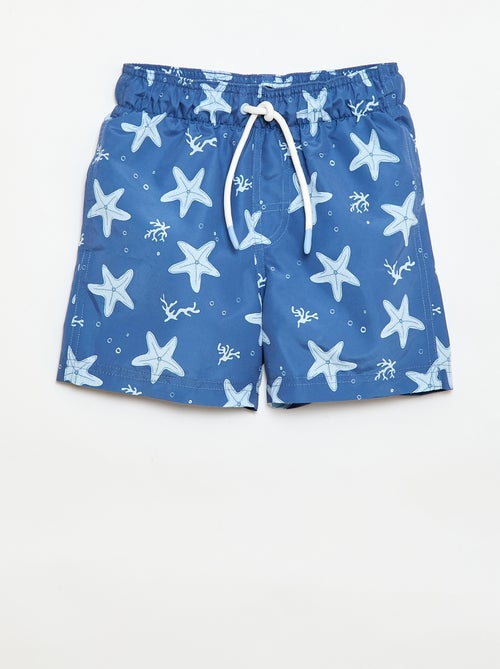 Bermuda de bain imprimé 'mer' all-over - Kiabi