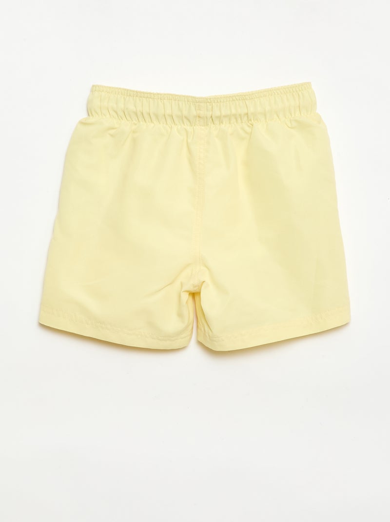 Bermuda de bain Jaune - Kiabi