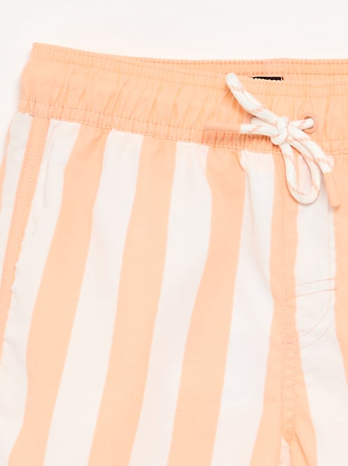 Bermuda de bain rayé - Kiabi