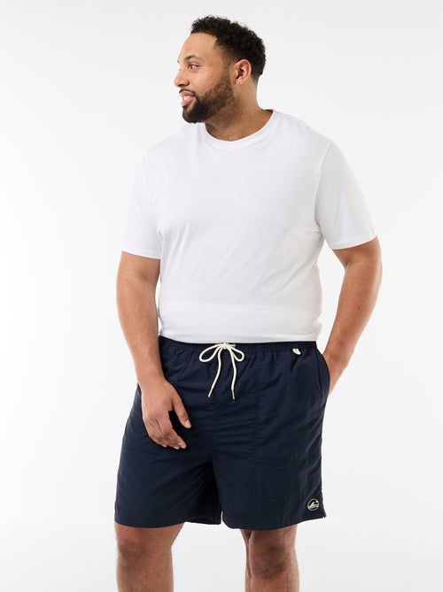 Bermuda de bain uni - Kiabi