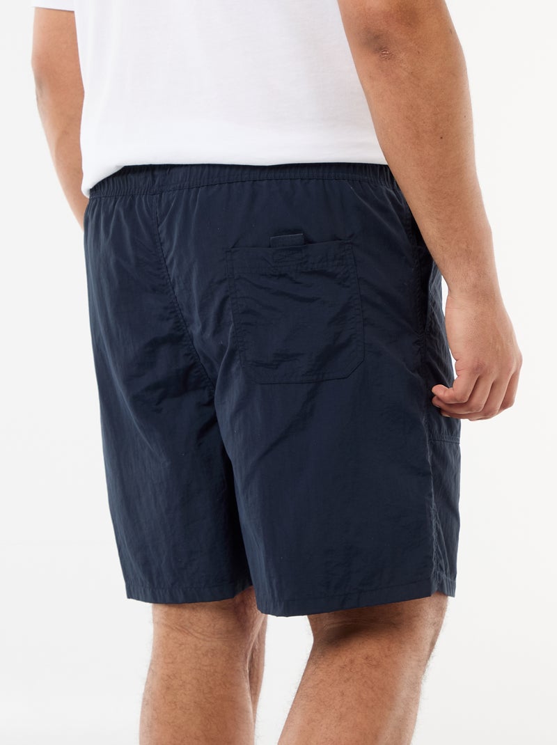 Bermuda de bain uni Bleu - Kiabi