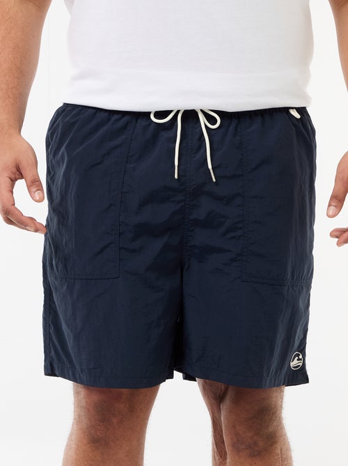 Bermuda de bain uni - Kiabi