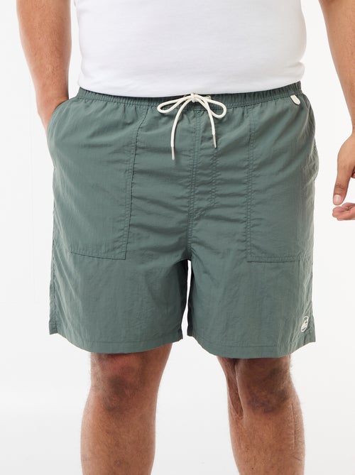 Bermuda de bain uni - Kiabi