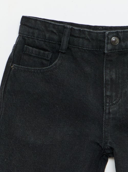 Bermuda denim slim fit stretch en coton - Kiabi