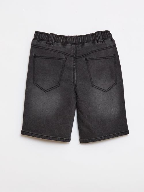Bermuda en denim - Collection facile à enfiler - Kiabi