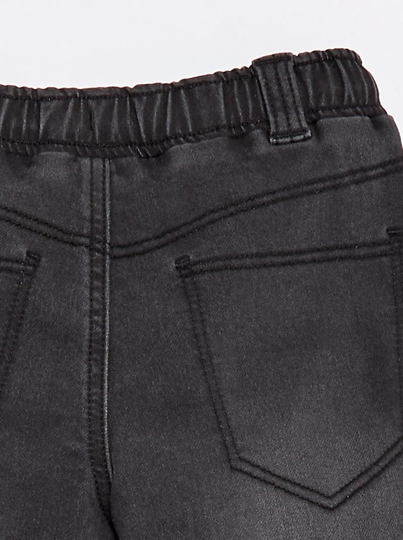 Bermuda en denim - Collection facile à enfiler Gris - Kiabi