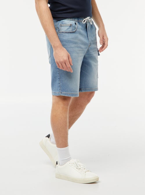 Bermuda en denim multi-poches - Kiabi