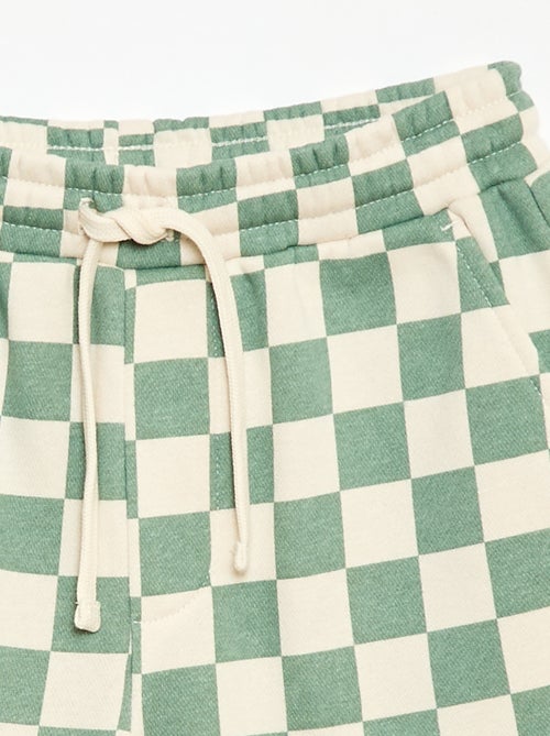 Bermuda en French Terry à motif - Kiabi