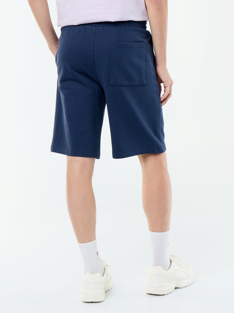 Bermuda en French Terry Bleu - Kiabi