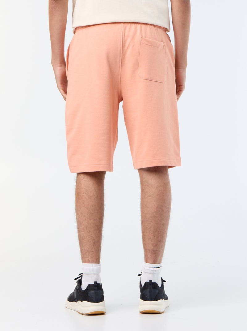 Bermuda en French Terry Orange - Kiabi