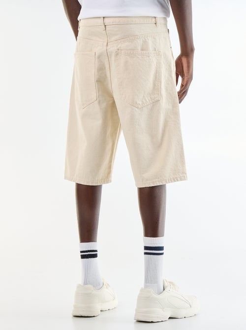 Bermuda en jean 5 poches - Kiabi Bermuda en jean 5 poches - Kiabi