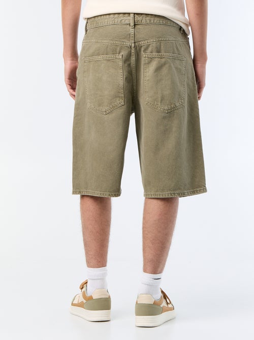 Bermuda en jean 5 poches - Kiabi Bermuda en jean 5 poches - Kiabi
