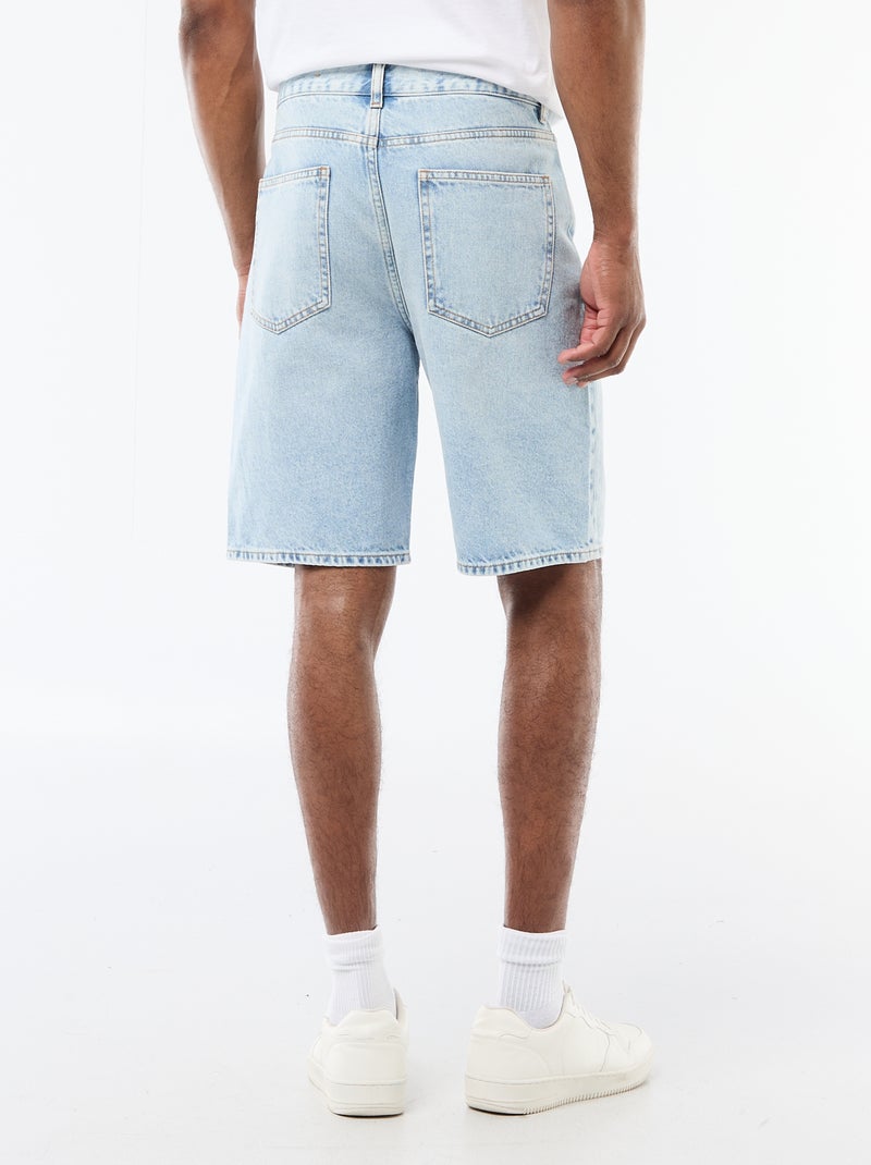 Bermuda en jean Bleu - Kiabi