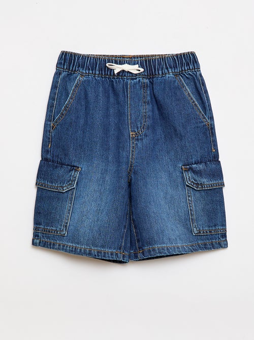 Bermuda en jean multipoche - Kiabi