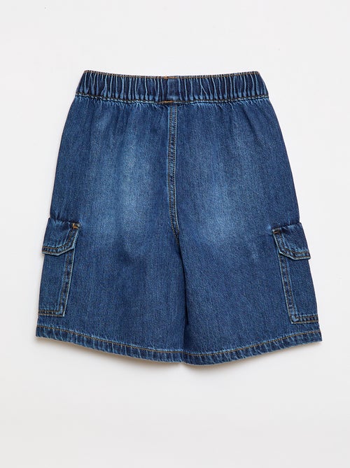 Bermuda en jean multipoche - Kiabi