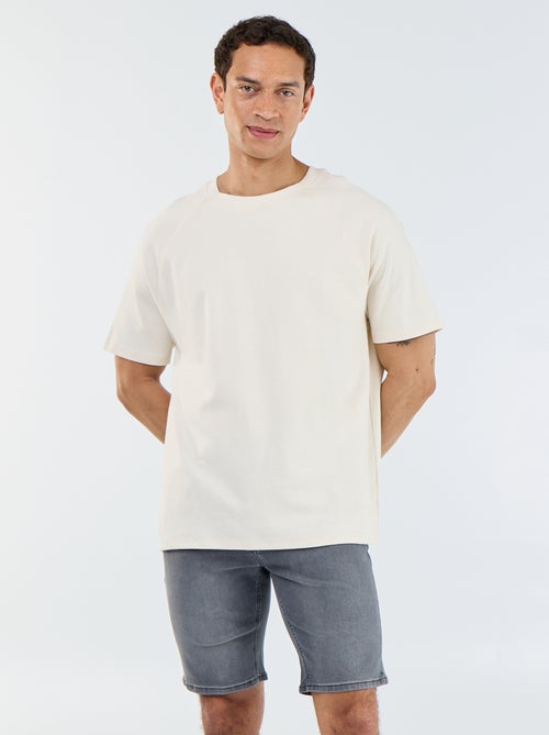 Bermuda en jean slim fit - Kiabi