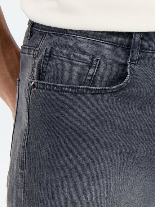 Bermuda en jean slim fit - Kiabi