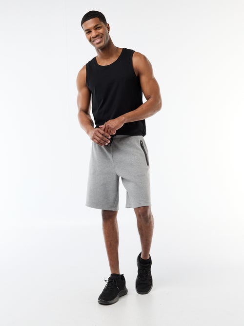 Bermuda en maille piqué style sport - Kiabi