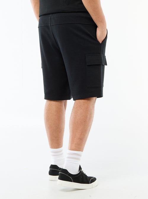 Bermuda en maille piquée avec poches à rabat - Kiabi