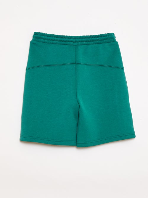 Bermuda en molleton avec poches zippées - Kiabi