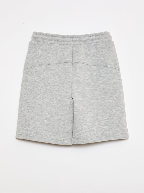 Bermuda en molleton avec poches zippées - Kiabi