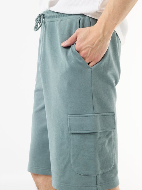 Bermuda en molleton léger avec poches à rabat - Kiabi