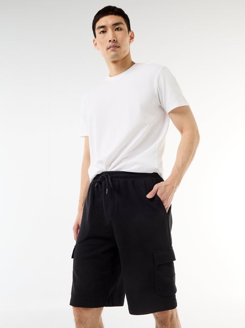 Bermuda en molleton léger avec poches à rabat - Kiabi