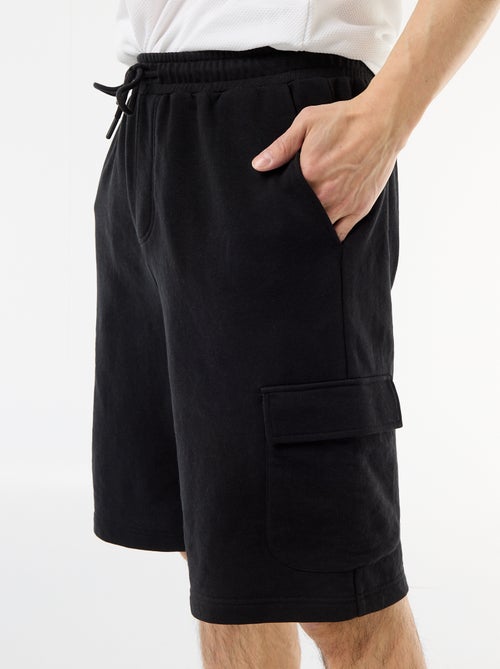 Bermuda en molleton léger avec poches à rabat - Kiabi