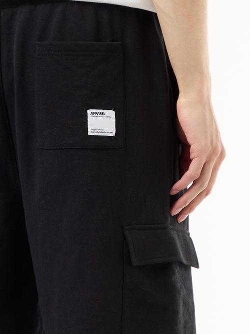 Bermuda en molleton léger avec poches à rabat - Kiabi