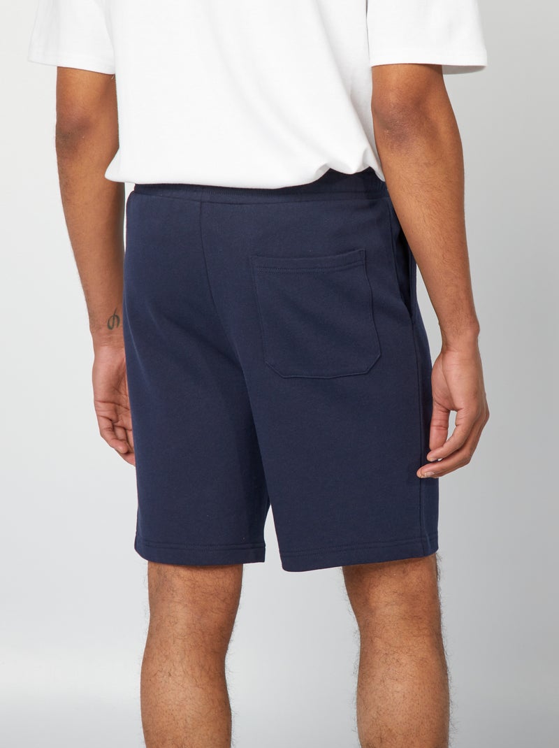 Bermuda en molleton léger Bleu - Kiabi