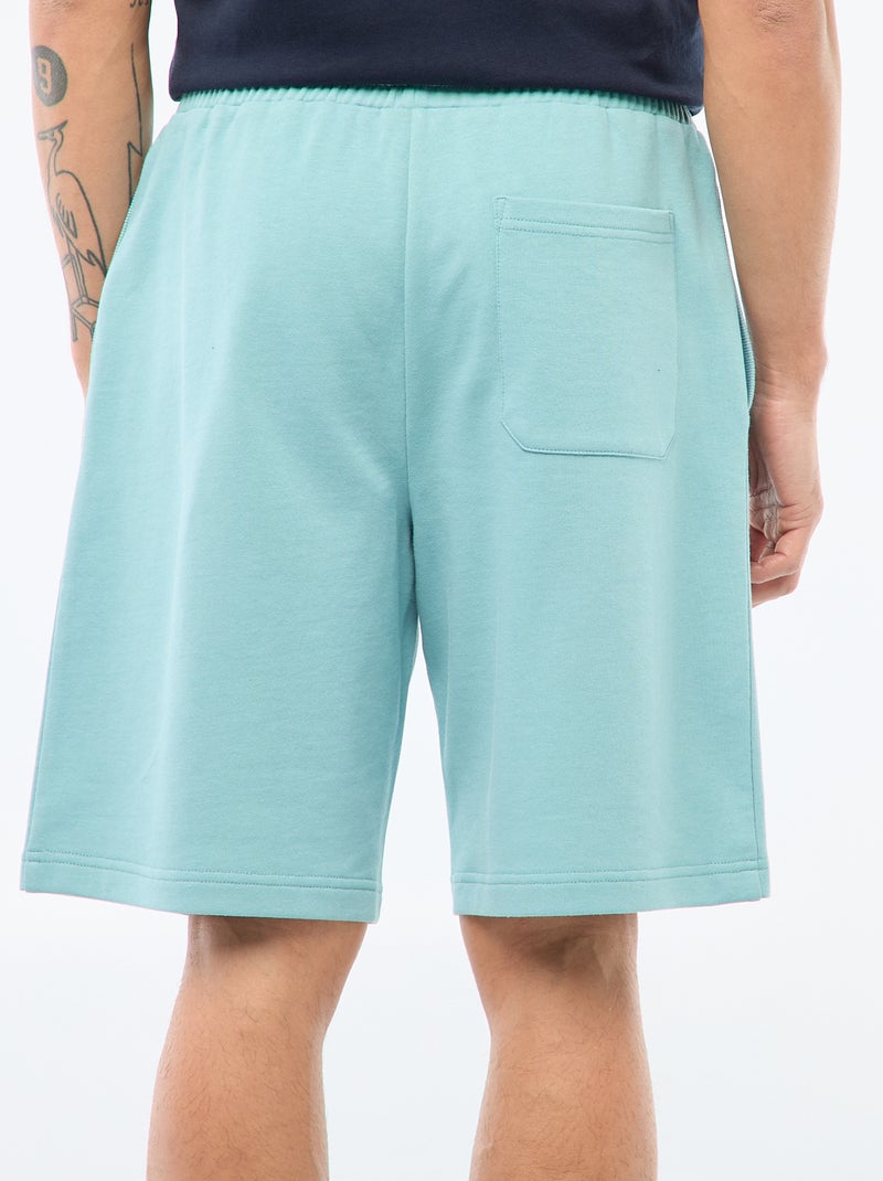 Bermuda en molleton léger Bleu - Kiabi