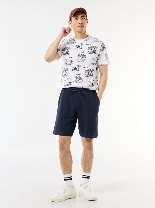 Bermuda en molleton léger (french-terry) - Kiabi