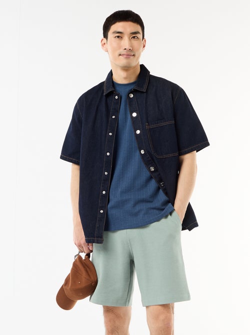 Bermuda en molleton léger (french-terry) - Kiabi