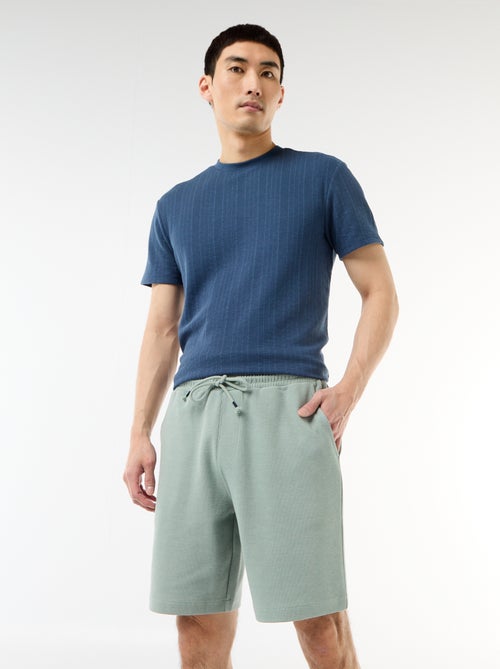 Bermuda en molleton léger (french-terry) - Kiabi