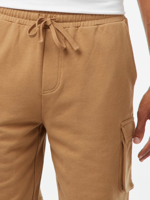 Bermuda en molleton léger multipoches - Kiabi