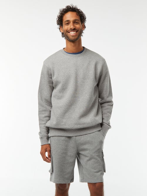 Bermuda en molleton léger multipoches - Kiabi