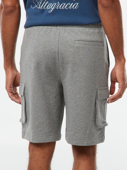 Bermuda en molleton léger multipoches - Kiabi