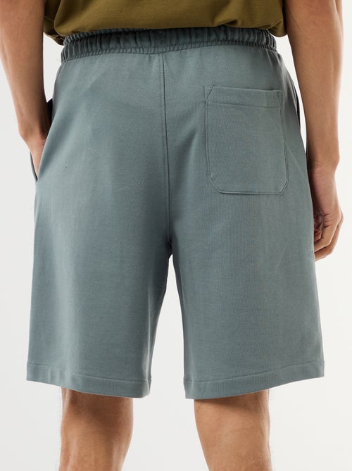 Bermuda en molleton léger uni - Kiabi