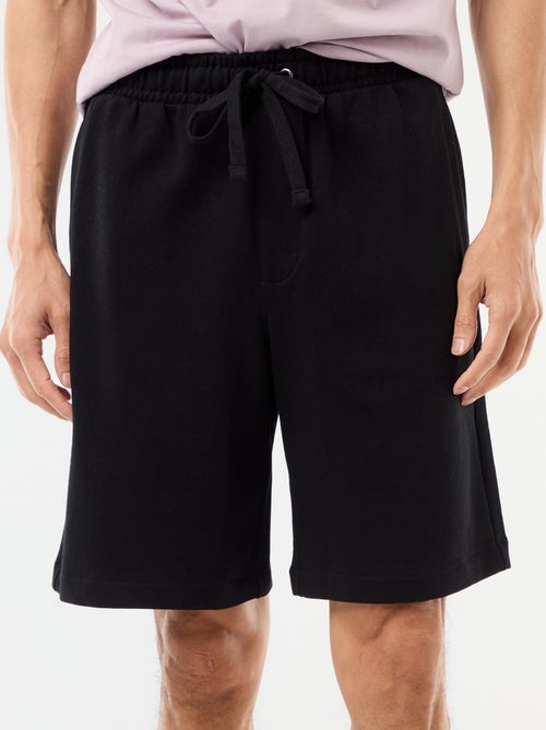 Bermuda en molleton léger uni - Kiabi