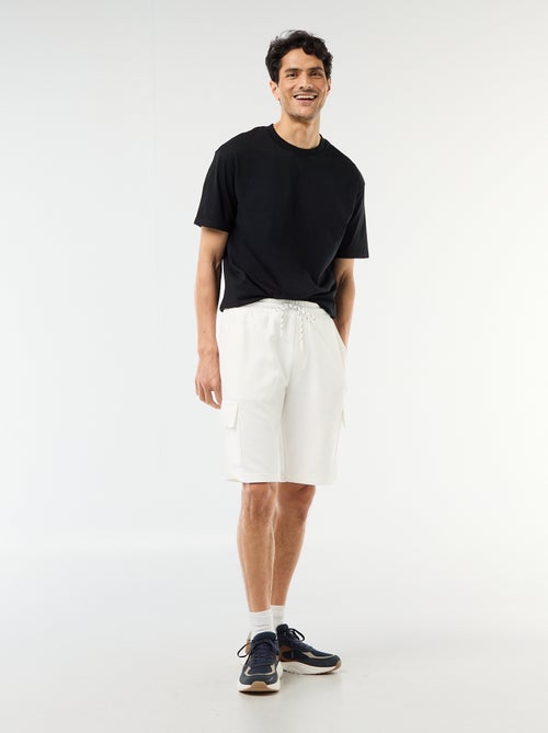 Bermuda en piqué de coton multipoches - Kiabi