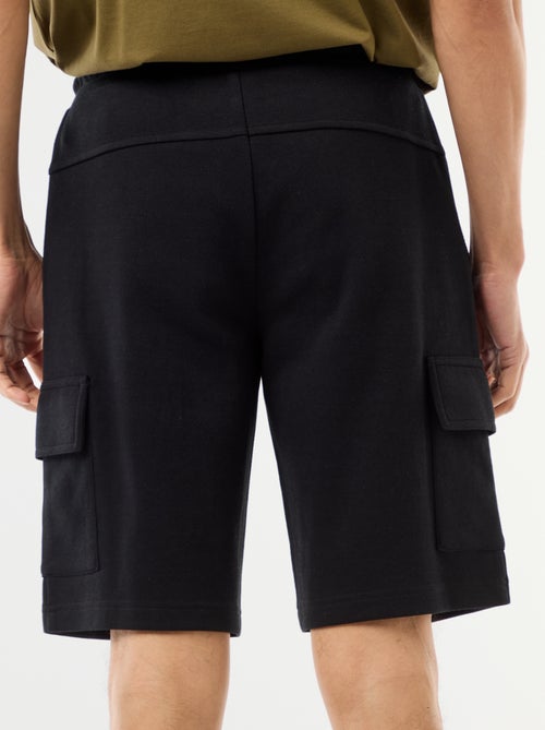 Bermuda en piqué de coton multipoches - Kiabi