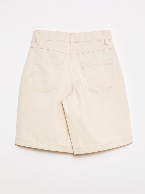 Bermuda en twill 5 poches - Kiabi