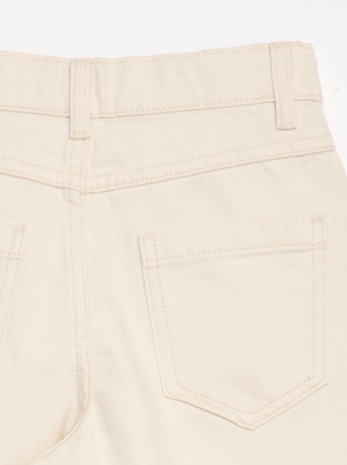 Bermuda en twill 5 poches - Kiabi