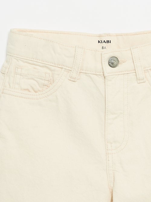 Bermuda en twill 5 poches - Kiabi