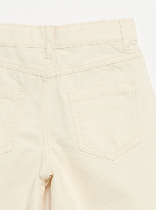 Bermuda en twill 5 poches - Kiabi