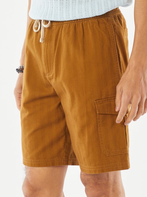 Bermuda en twill multipoches - Kiabi