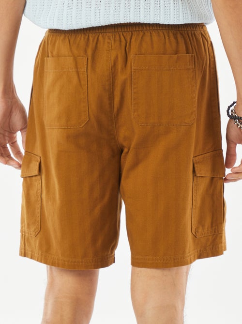 Bermuda en twill multipoches - Kiabi